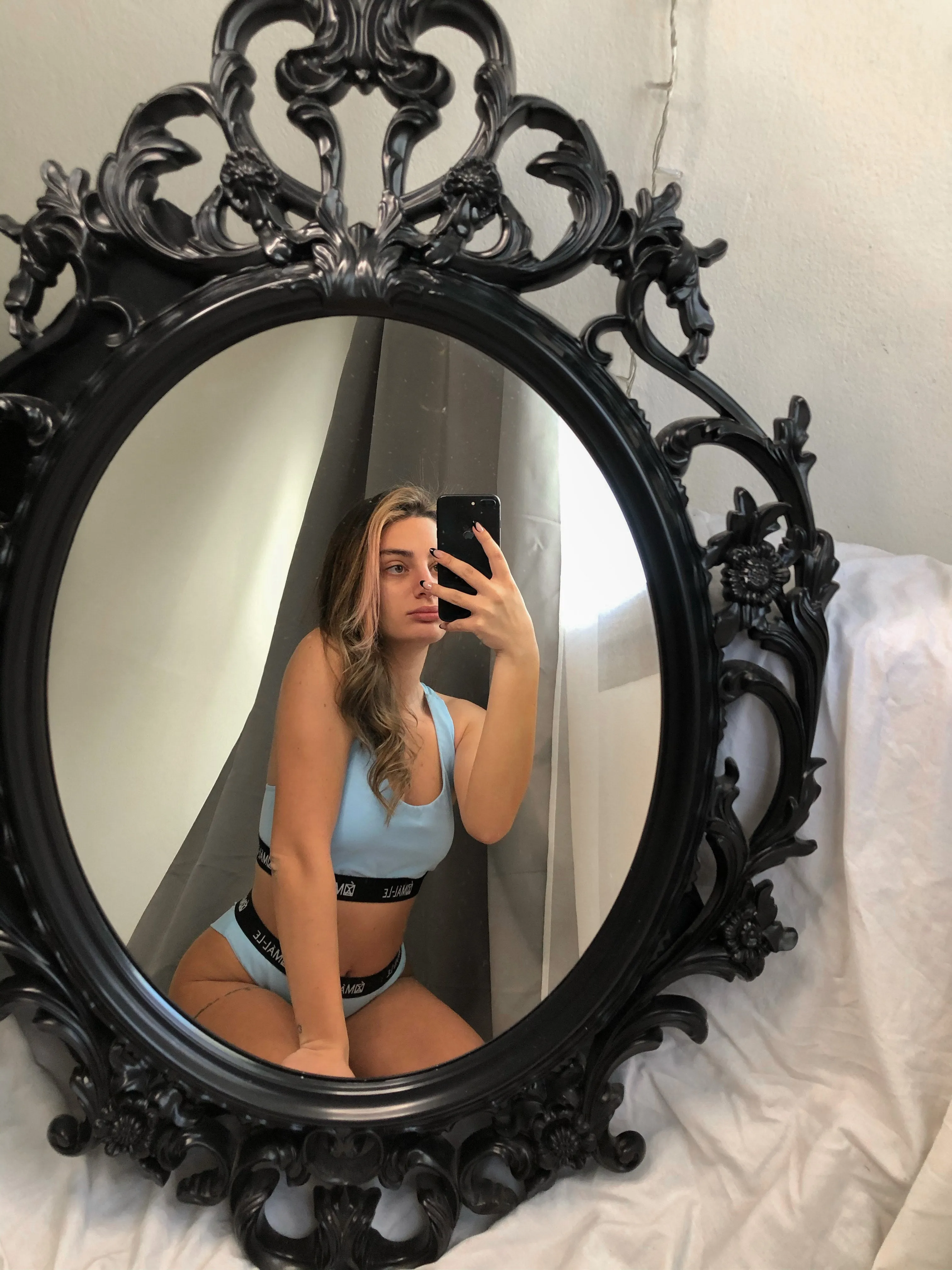 Basic Blue Sporty Bra