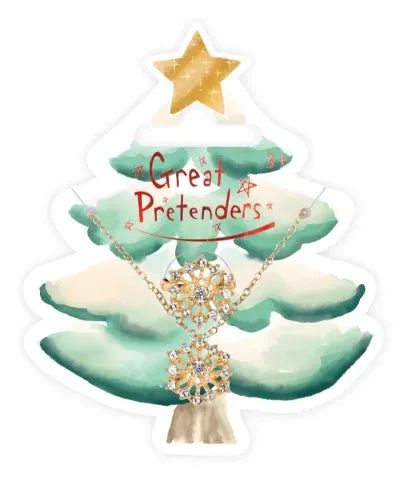 Great Pretenders Fashion - Snowflake Necklace & Ring Set
