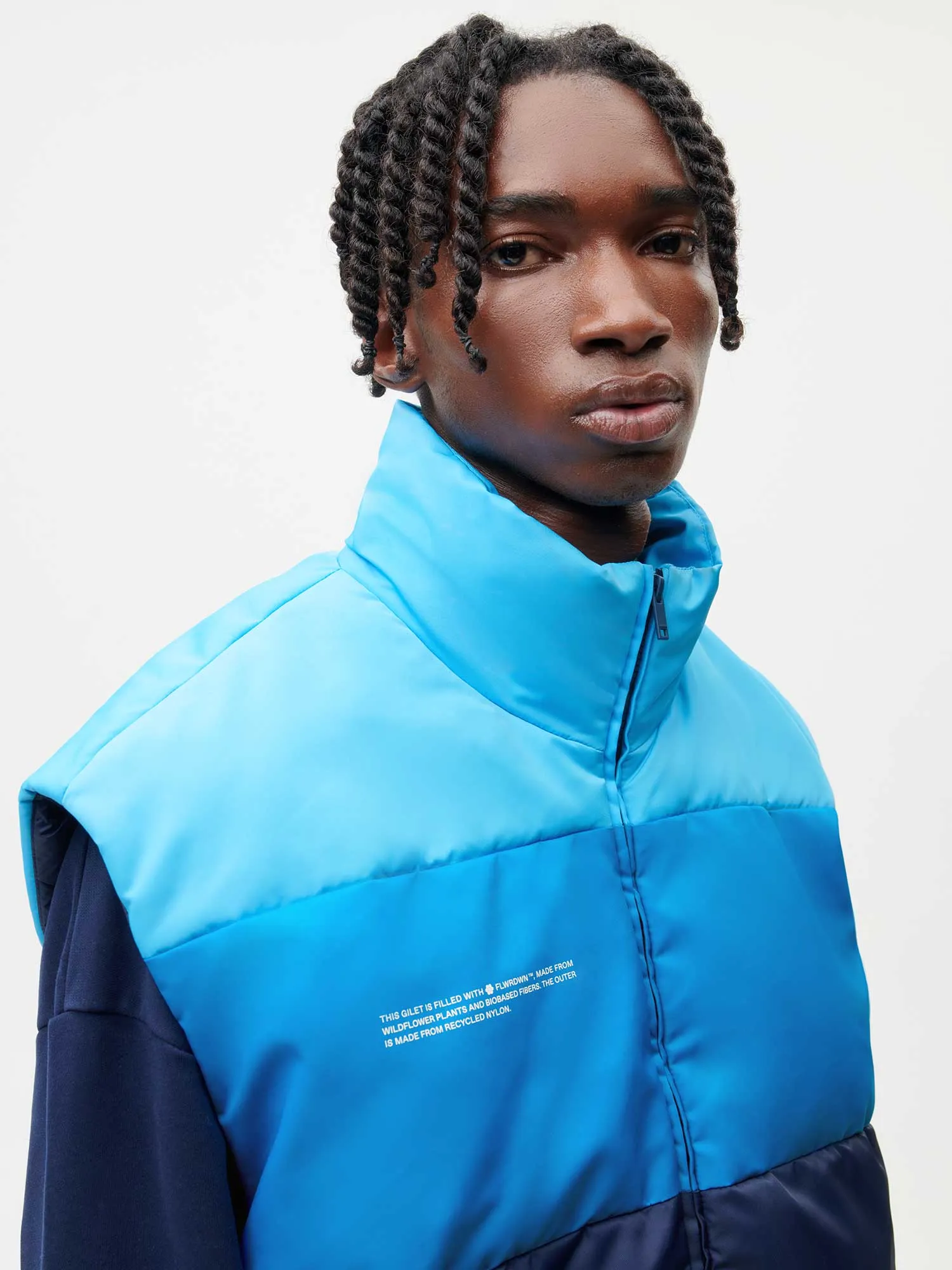 Mens FLWRDWN™ Gilet—navy blue