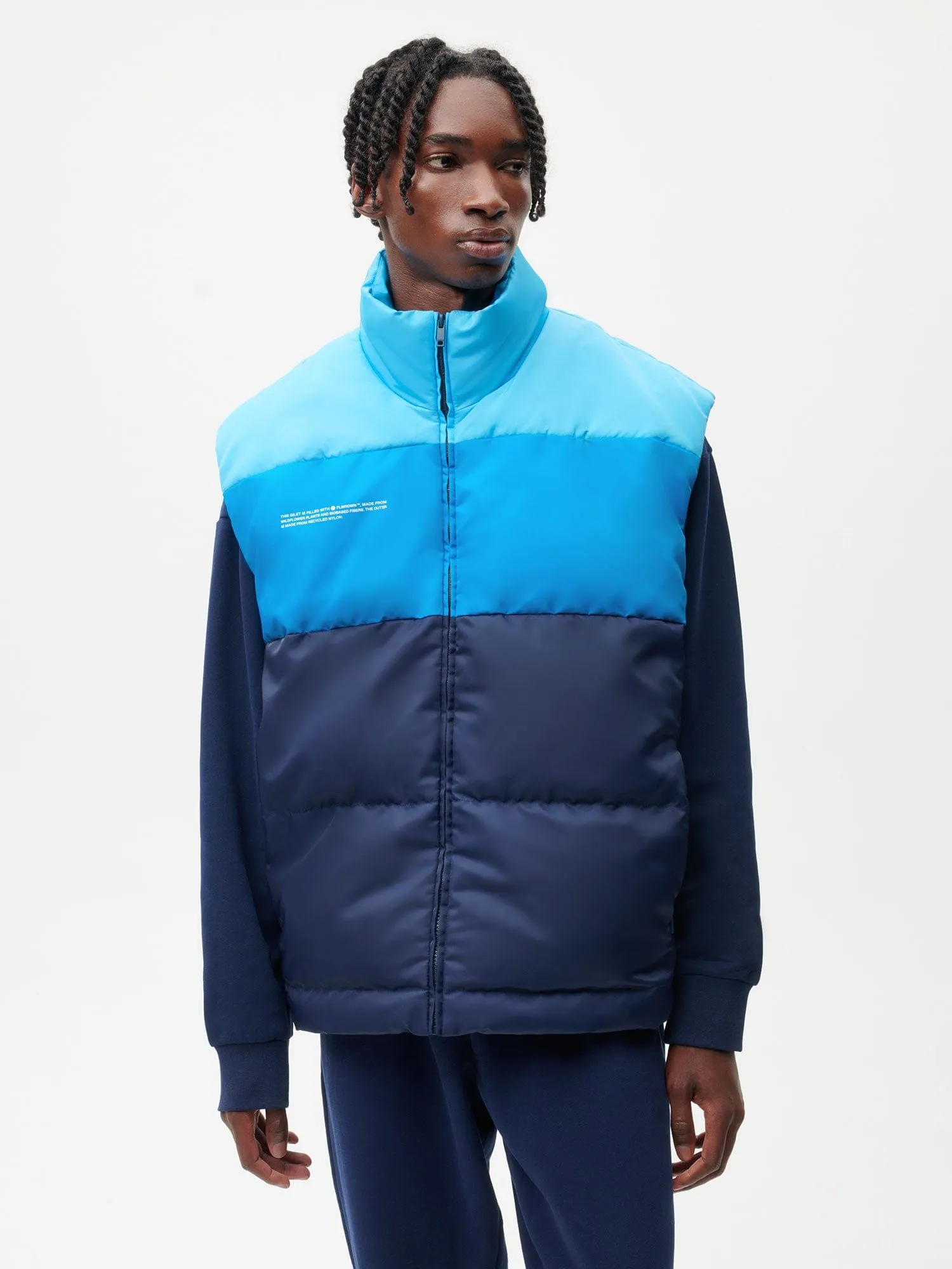 Mens FLWRDWN™ Gilet—navy blue