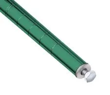 Metro 13PK3 Stationary Metroseal&reg; Green Wire Shelving Post, 14"