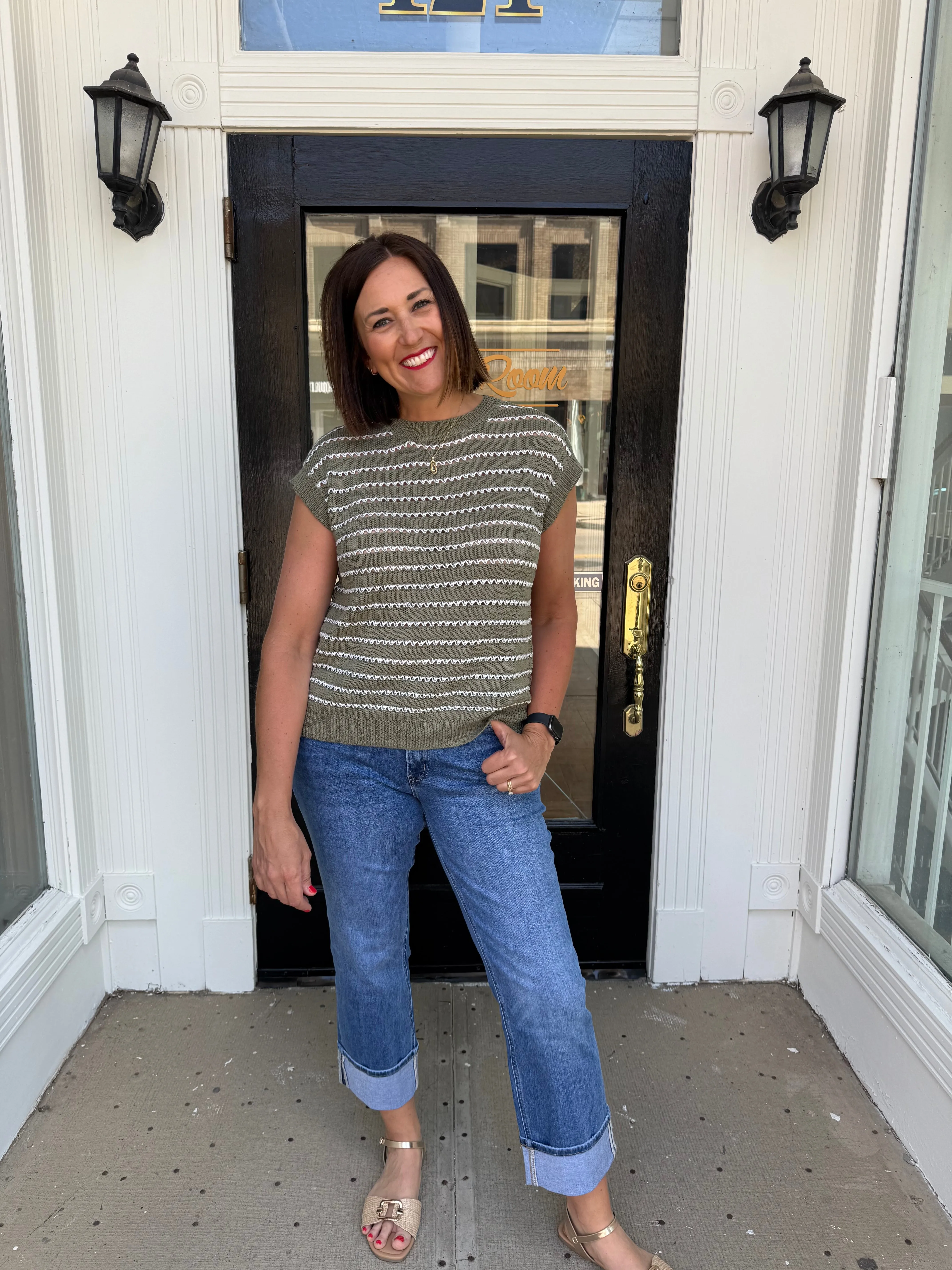 Mossy Knit Top