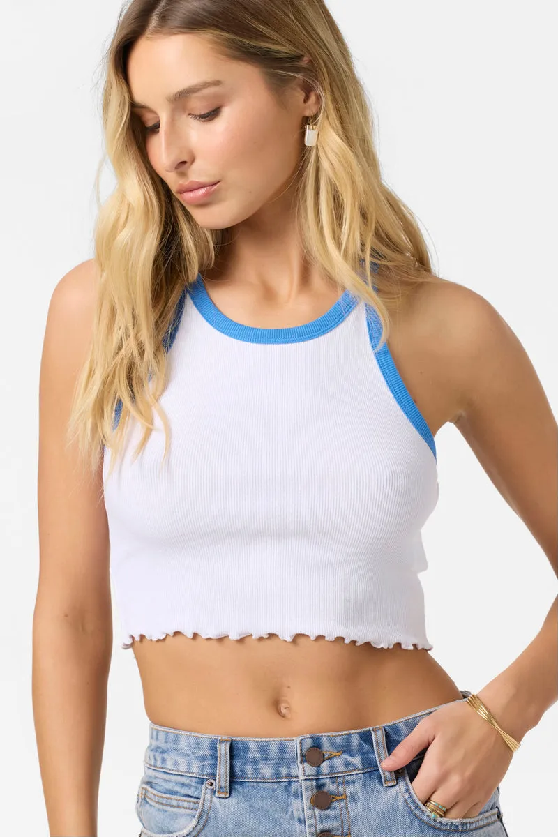 O'Neill Alyx Sleeveless Tank Top - White