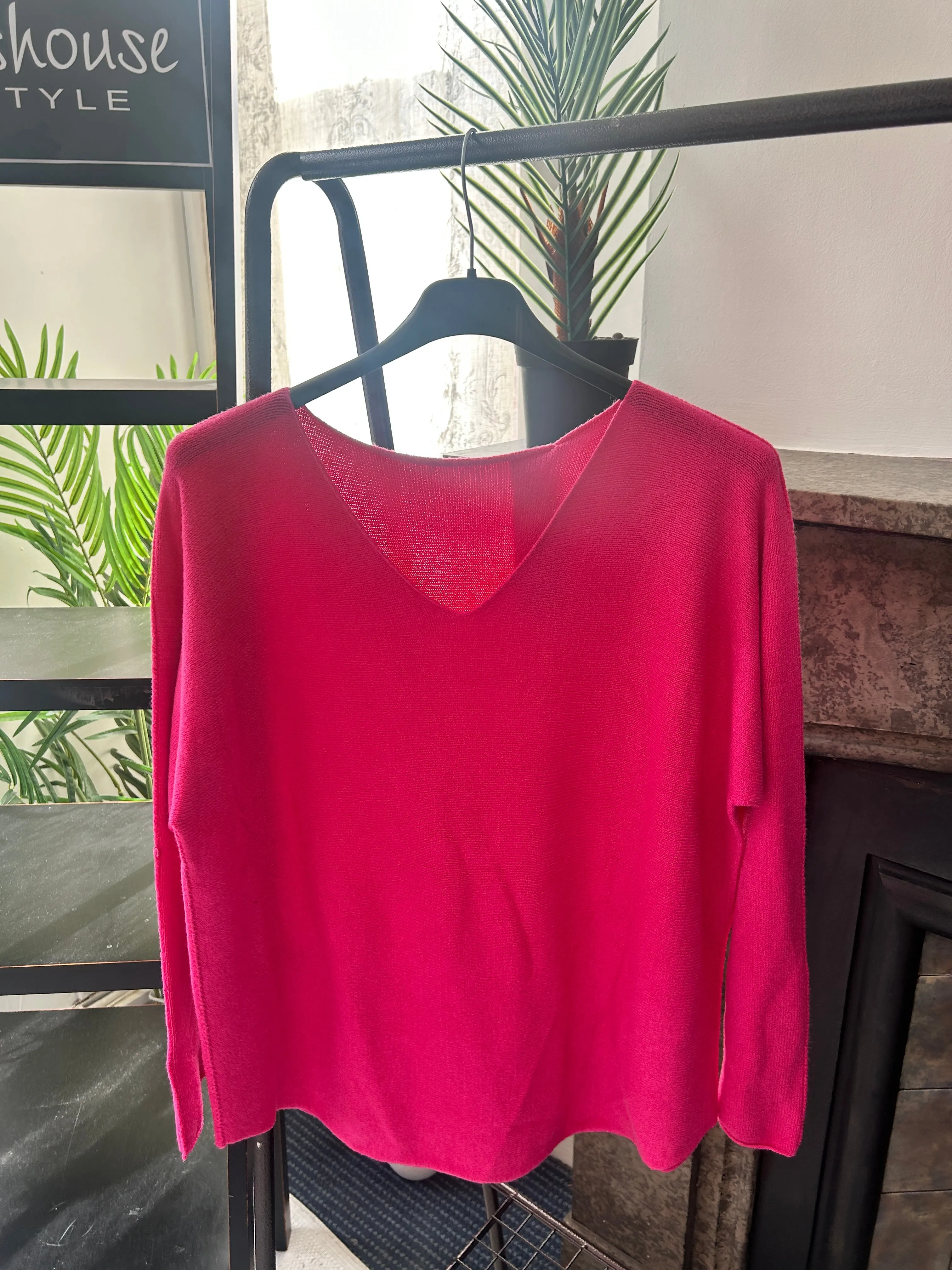 Pippa V Neck Super Soft Knit Jumper