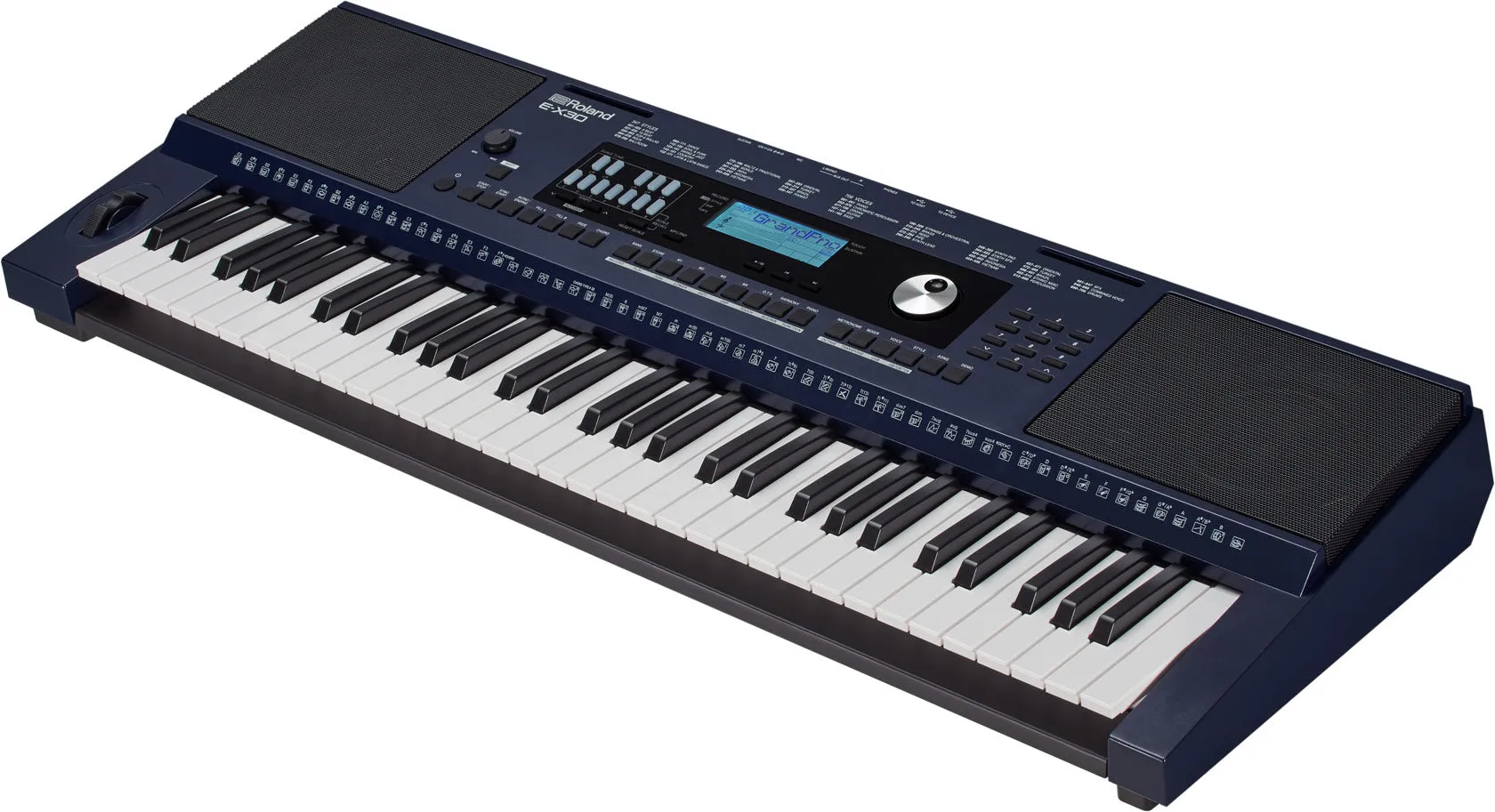 Roland E-X30 Arranger Keyboard - Dark Blue