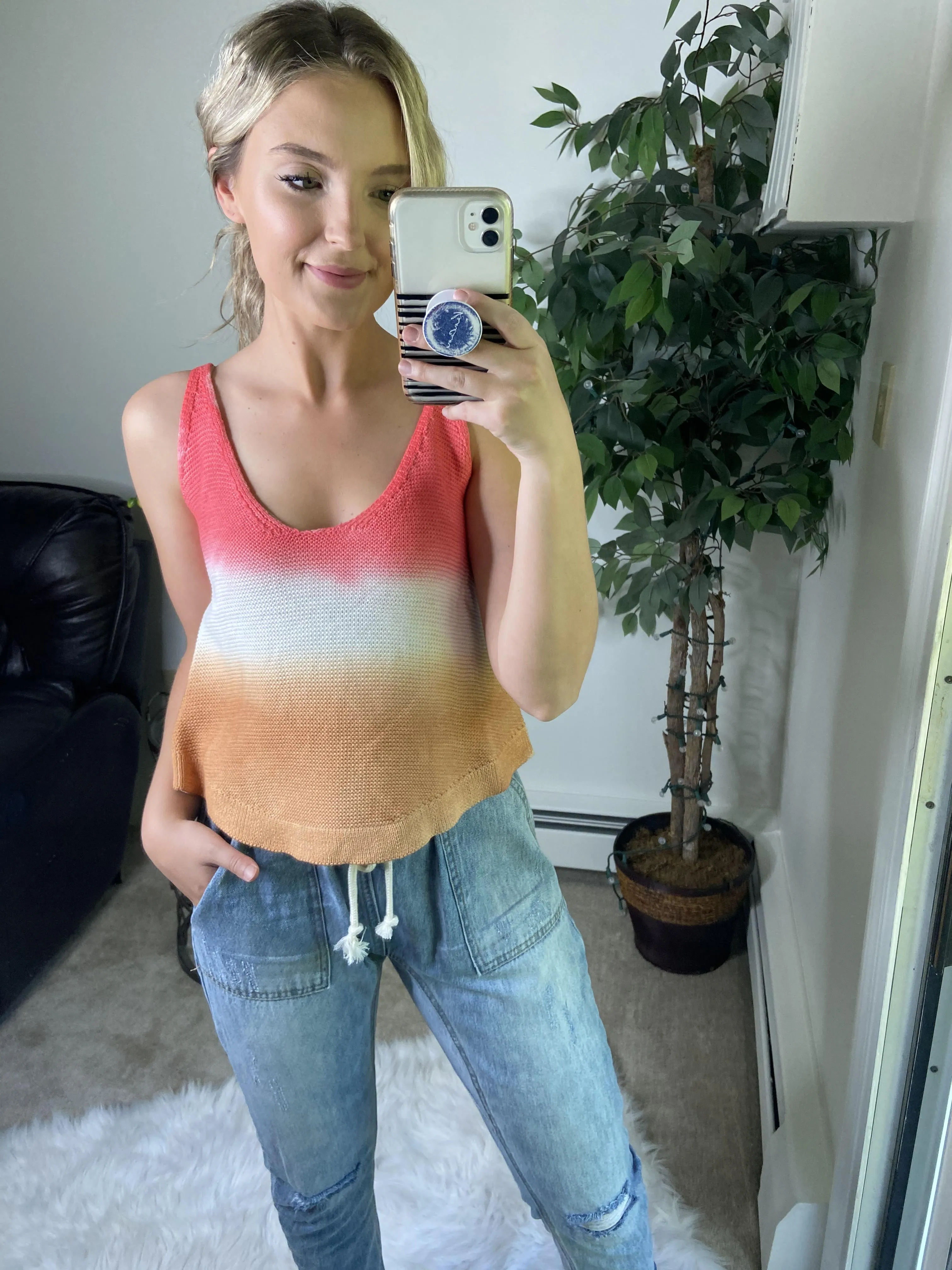 Starburst Knit Top