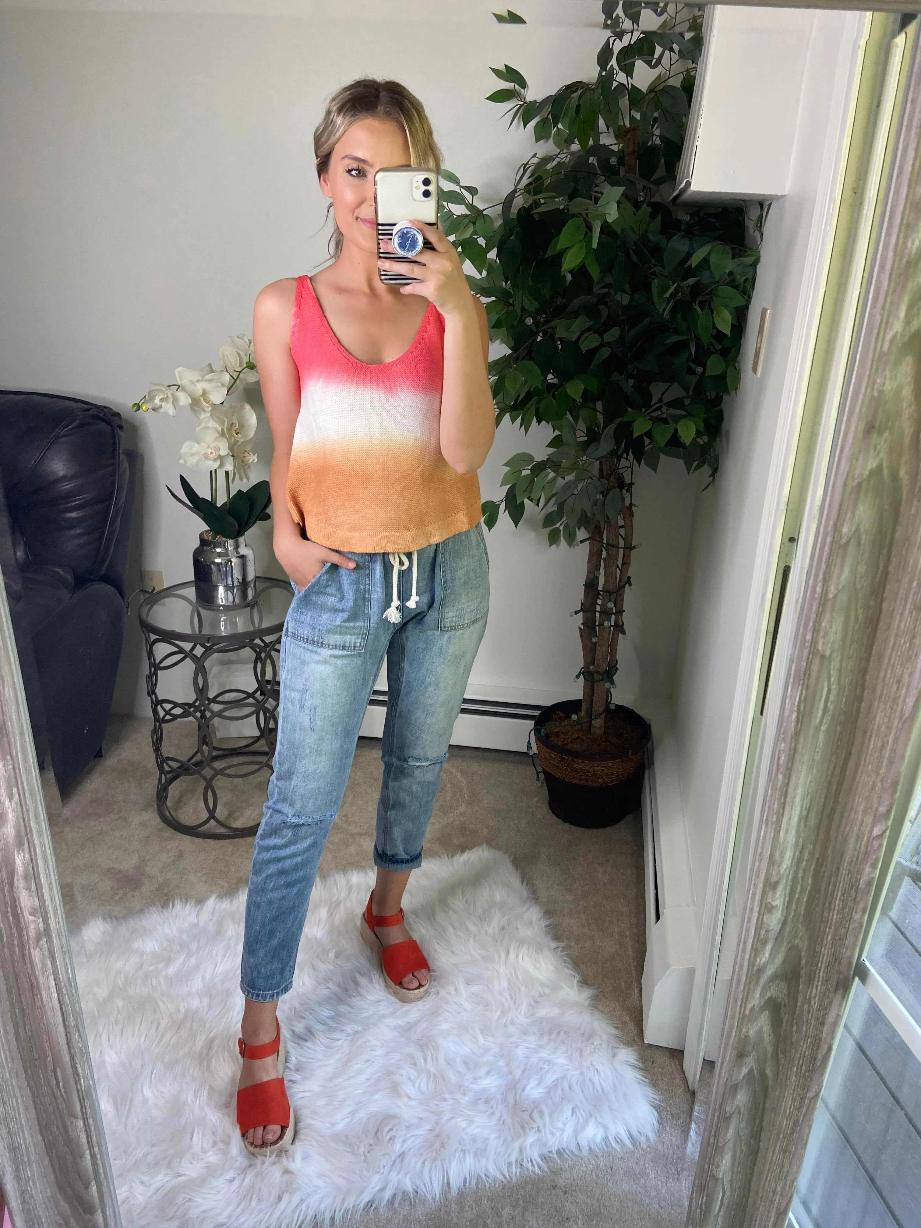 Starburst Knit Top