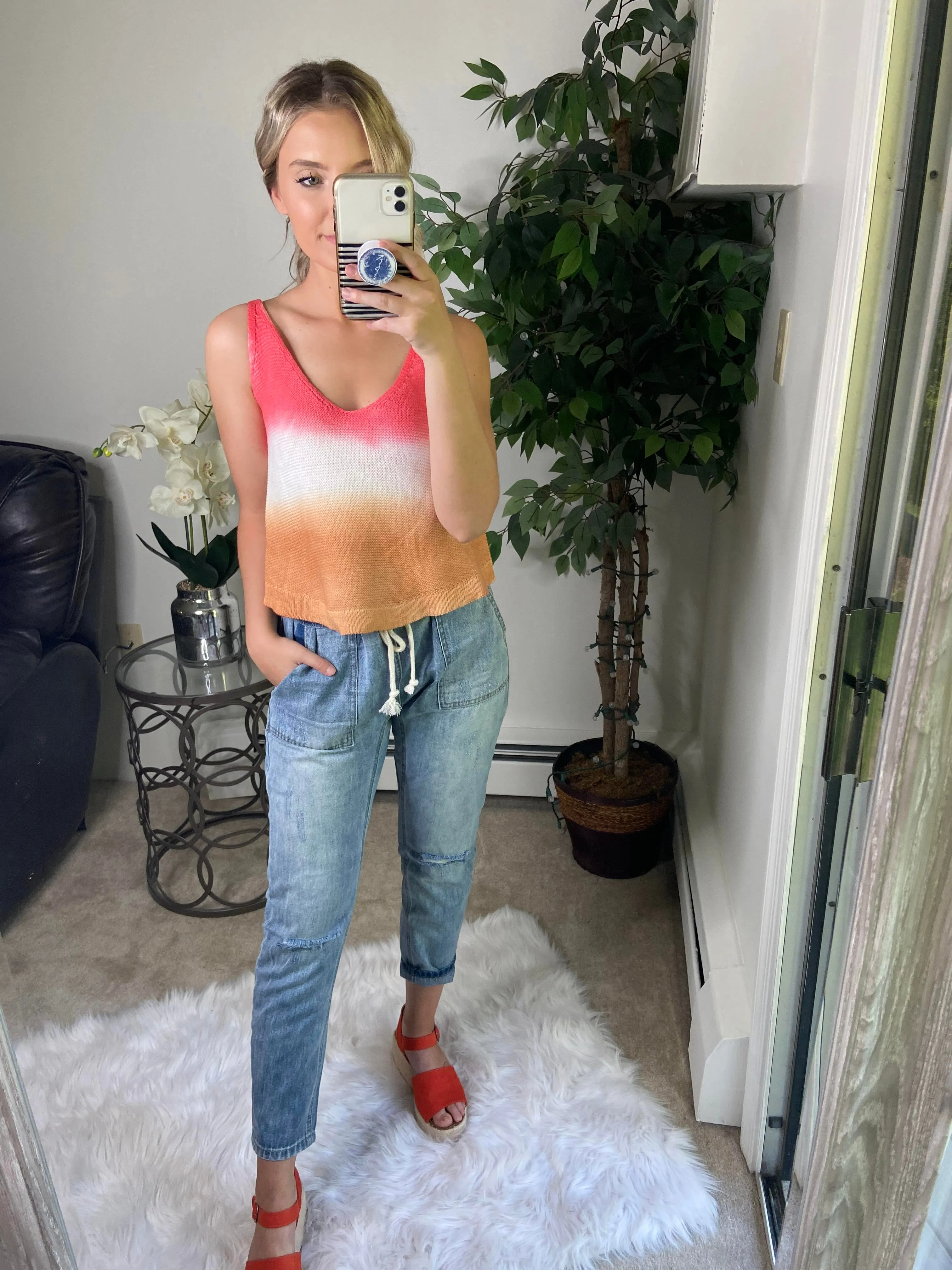 Starburst Knit Top