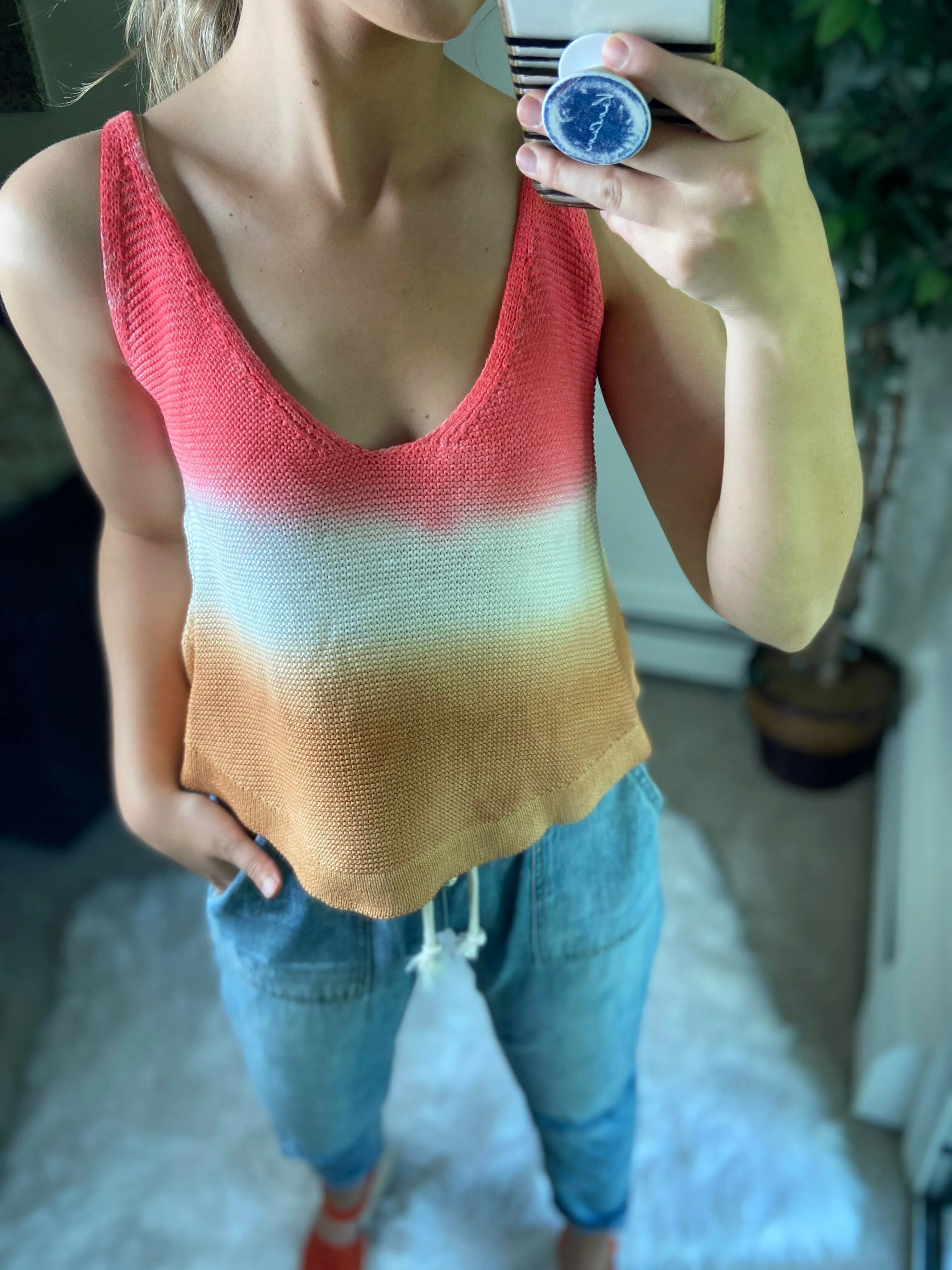 Starburst Knit Top