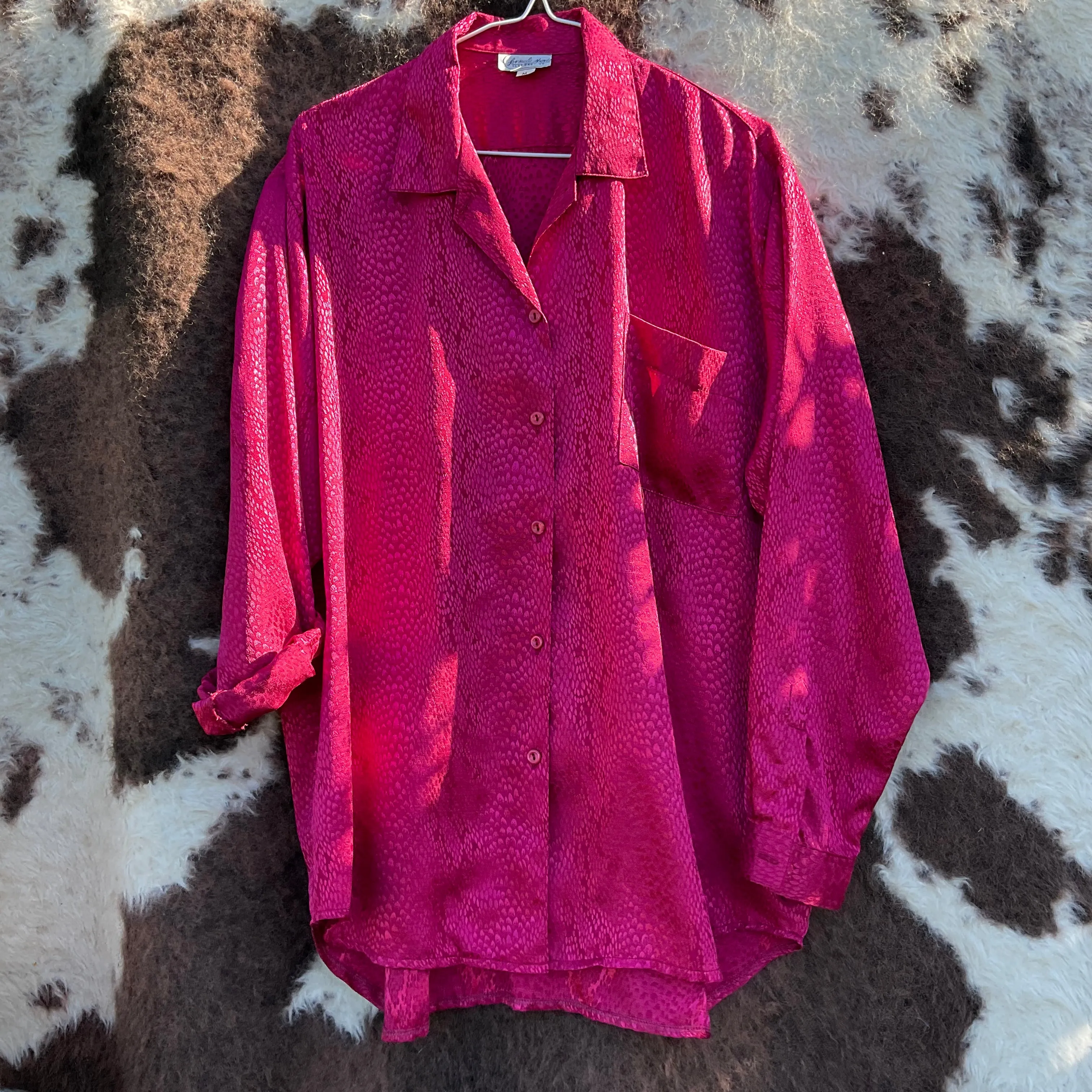 Vintage Formula Sports Leopard blouse (M adult)